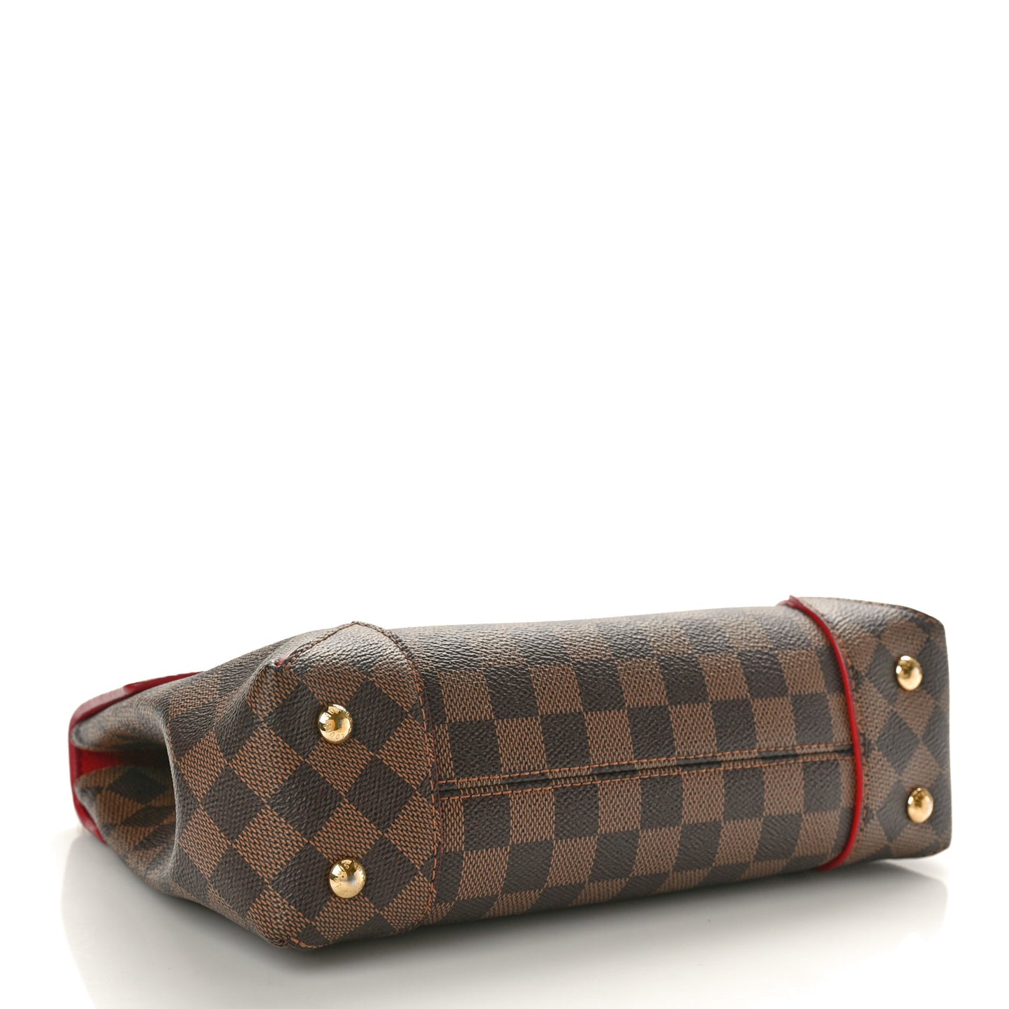 Damier Ebene Caissa Clutch Cherry