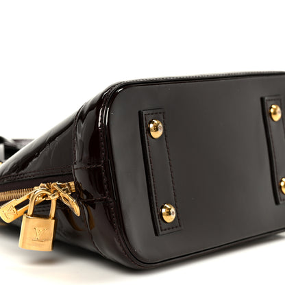 Louis Vuitton Vernis Alma BB Amarante 9 of 10
