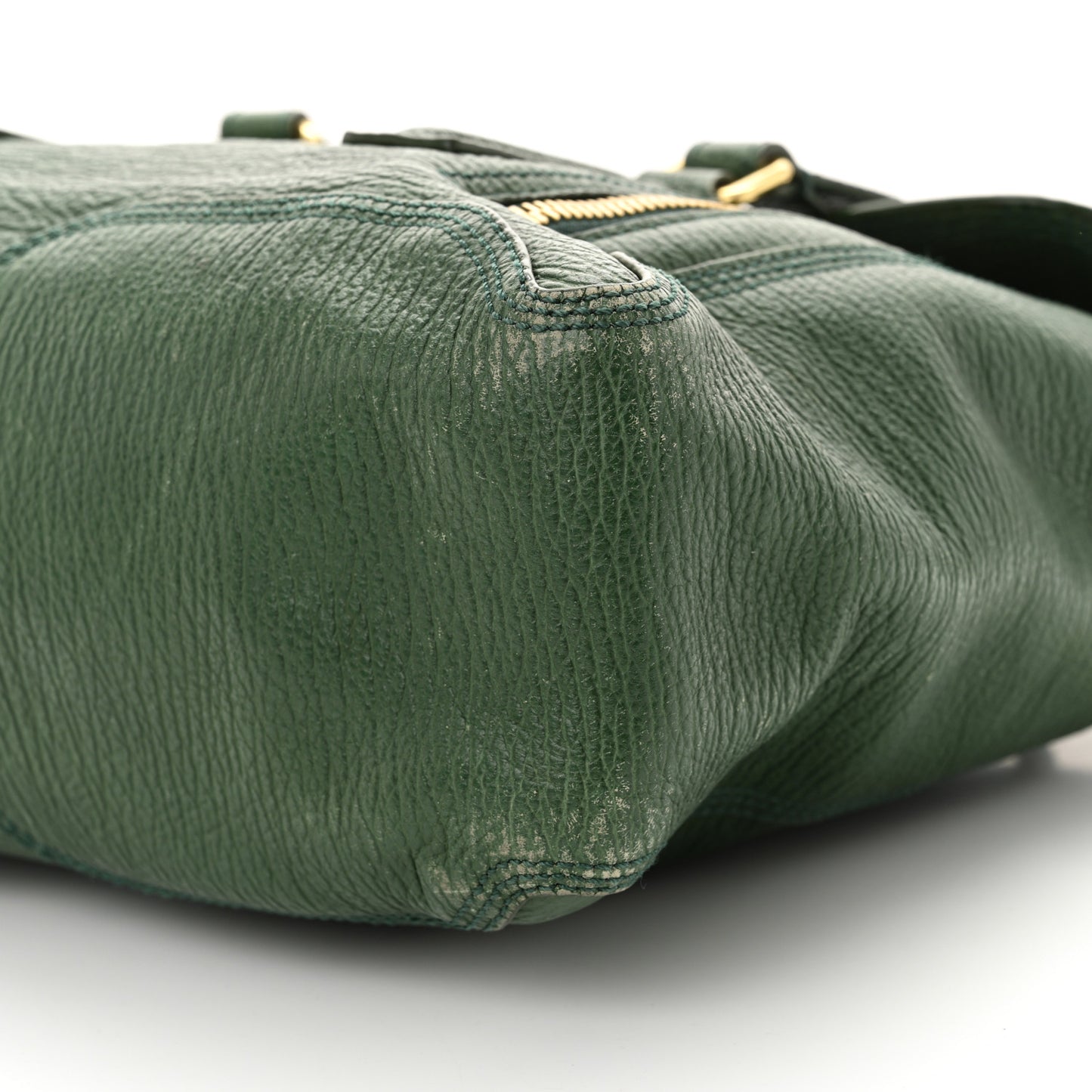 Textured Calfskin Medium Pashli Satchel Jade