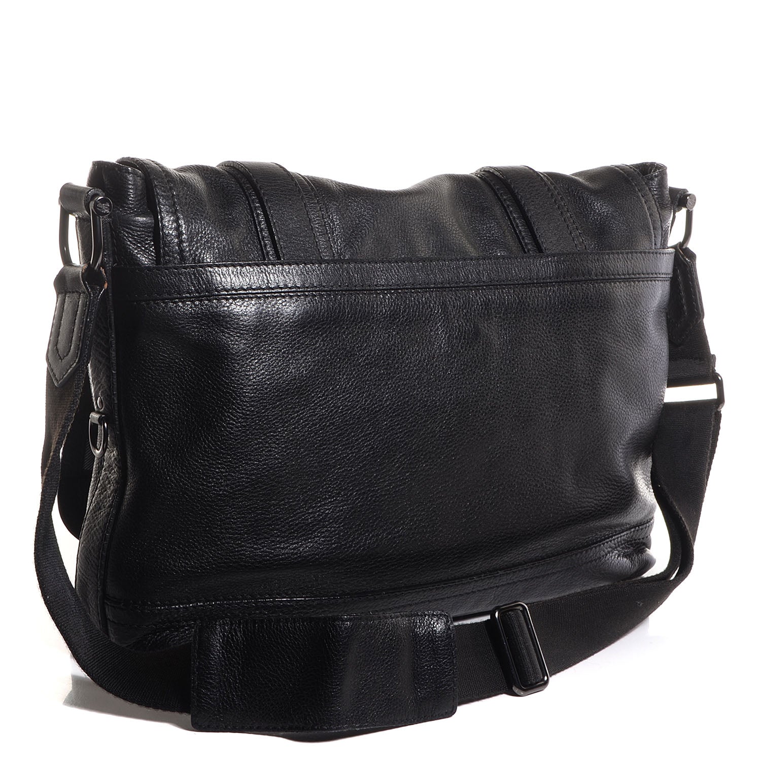 Burberry Leather Messenger Bag Black 3 of 11
