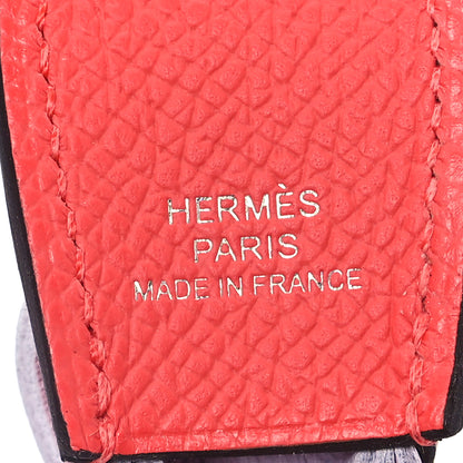 Hermes Epsom Swift Poisson Fish Charm Orange Feild Orange Field Mauve Pale White 3 of 5