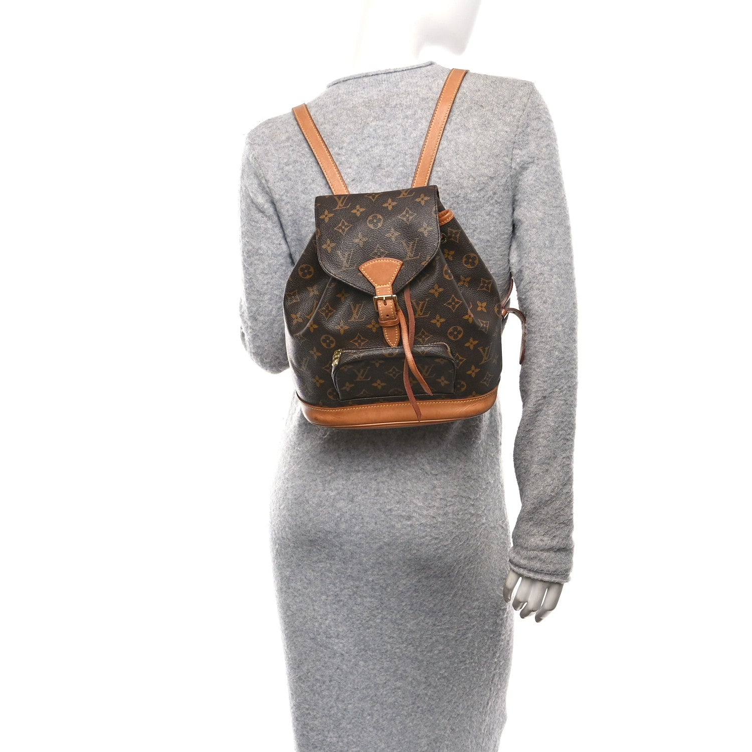 Louis Vuitton Monogram Montsouris MM Backpack 2 of 9
