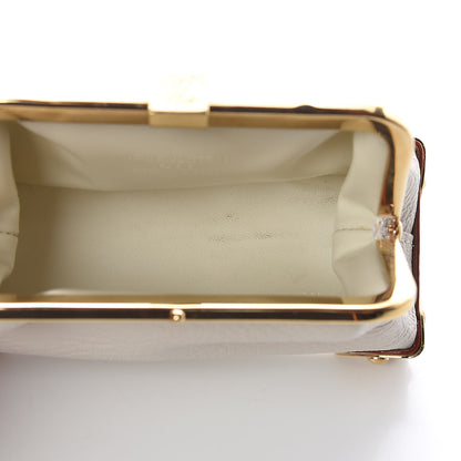Louis Vuitton Suhali Porte-Monnaie Coin Purse White 5 of 9