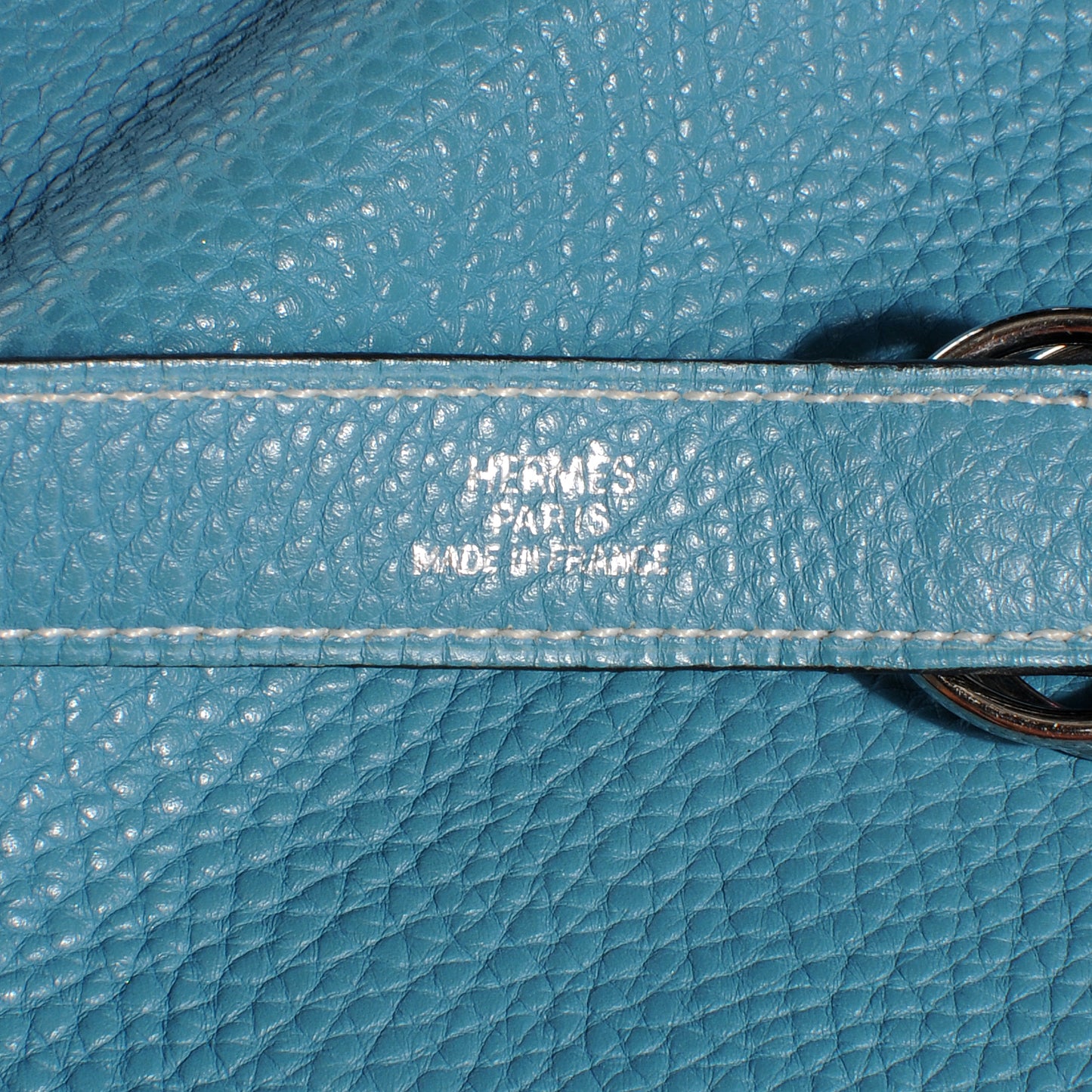 Togo Dogon Wallet Waist Pouch Blue Jean