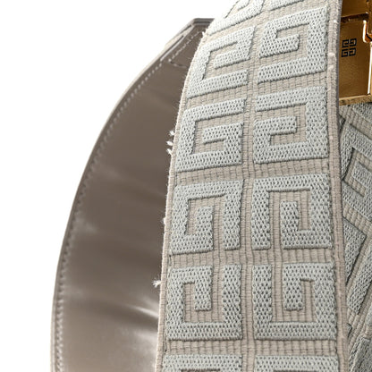 Givenchy Canvas Jacquard Embroidered Calfskin 4G Mini Antigona Stone 12 of 13