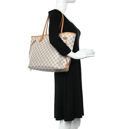 Louis Vuitton Damier Azur Neverfull MM 2 of 10