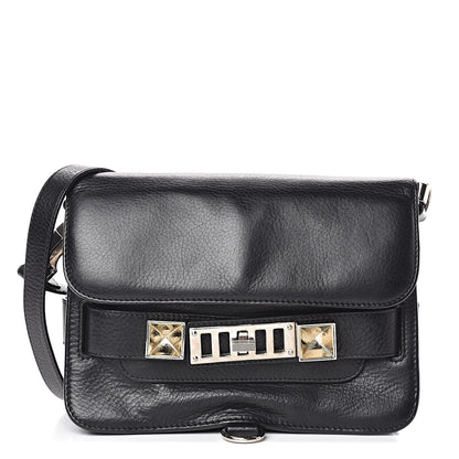 Proenza Schouler Pebbled Calfskin Mini PS11 Classic Shoulder Bag Black 1 of 13