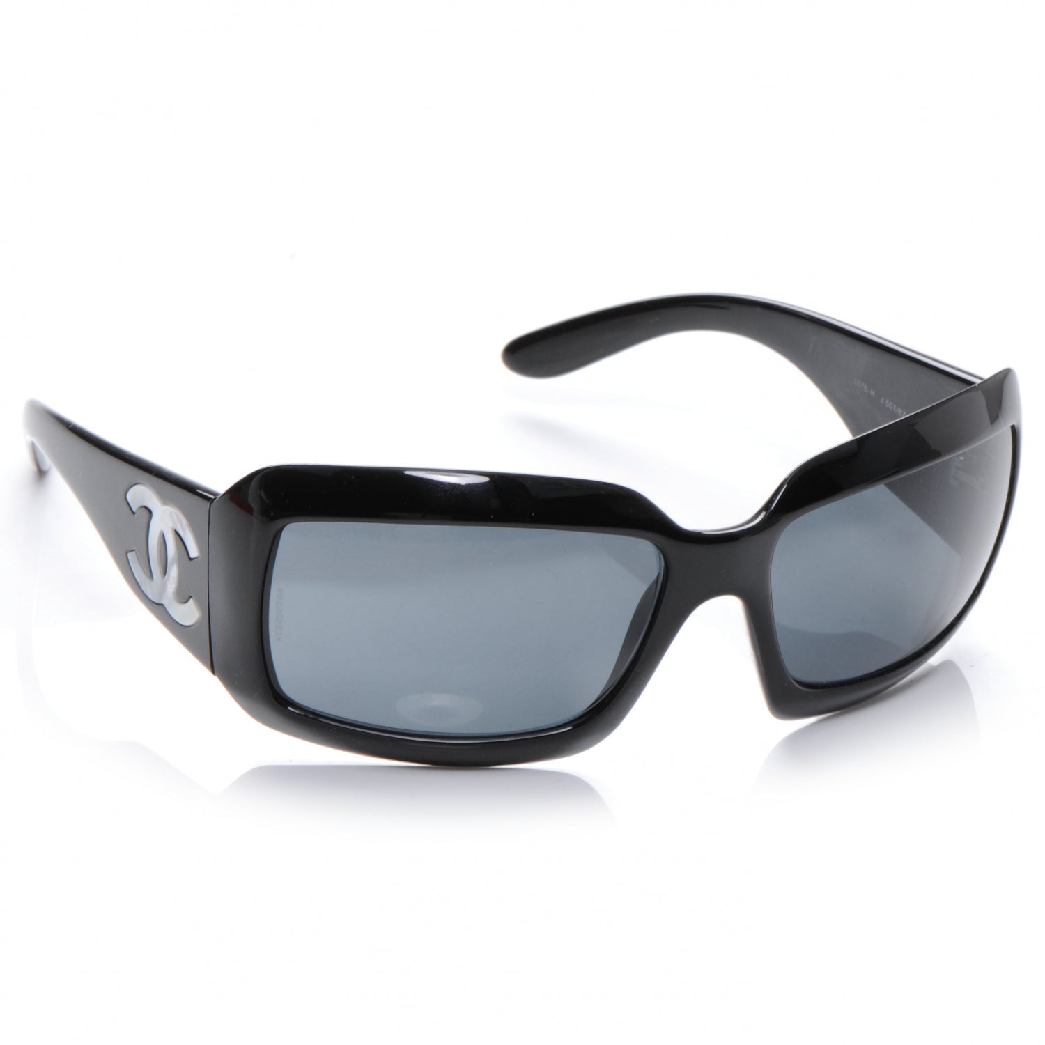 Chanel Mother of Pearl CC Sunglasses 5076 Black 3 of 6