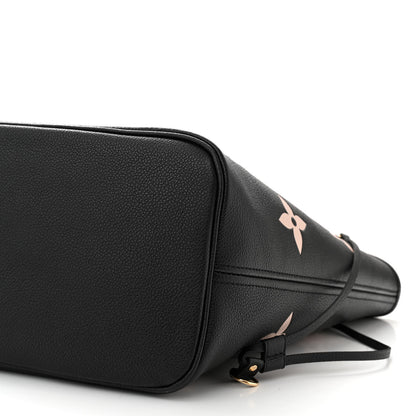 Louis Vuitton Empreinte Monogram Giant Neverfull MM Black Beige 9 of 9
