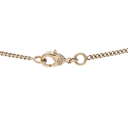Chanel Logo Necklace Gold 4 of 4