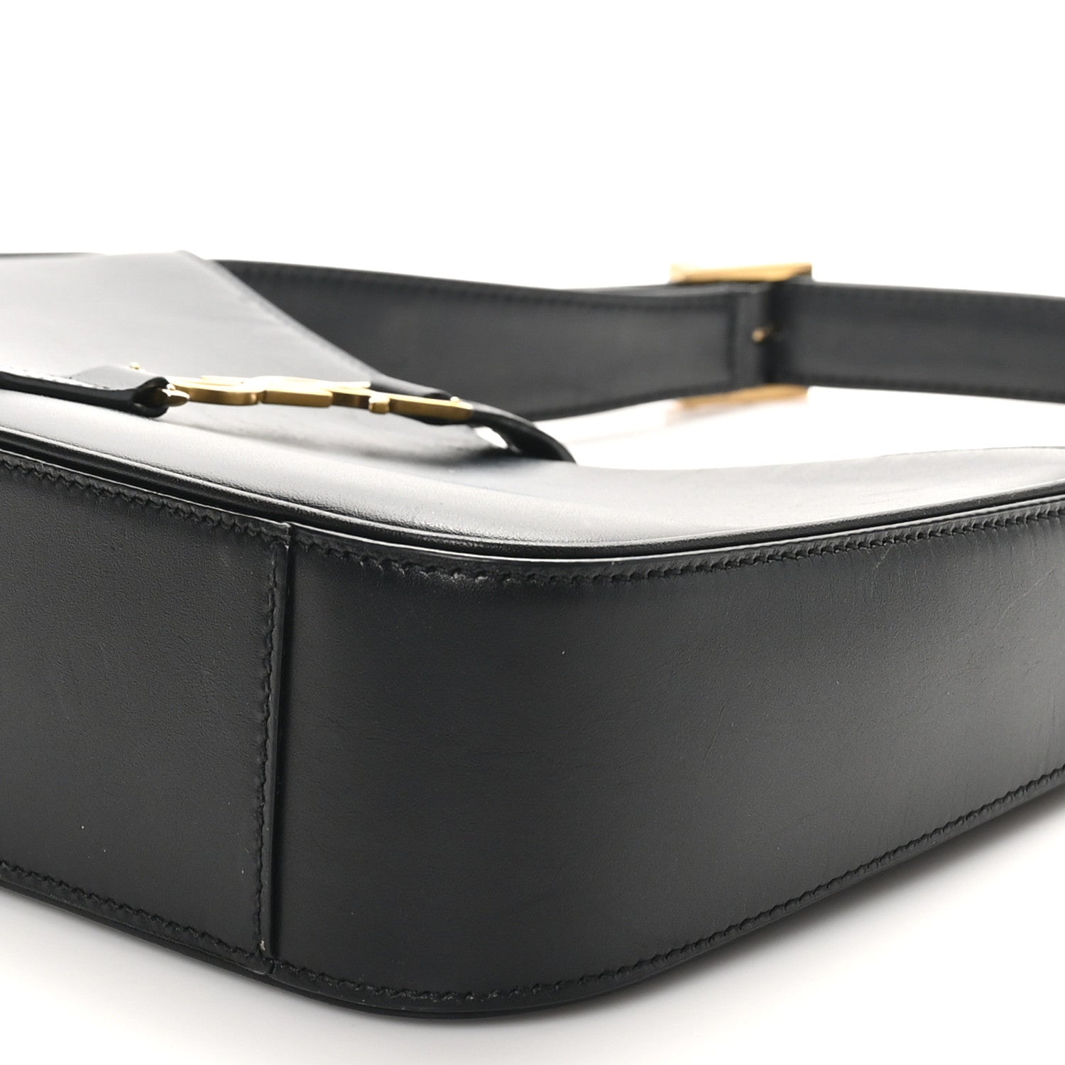 Saint Laurent Smooth Calfskin Le 5 A 7 Hobo Black 9 of 10