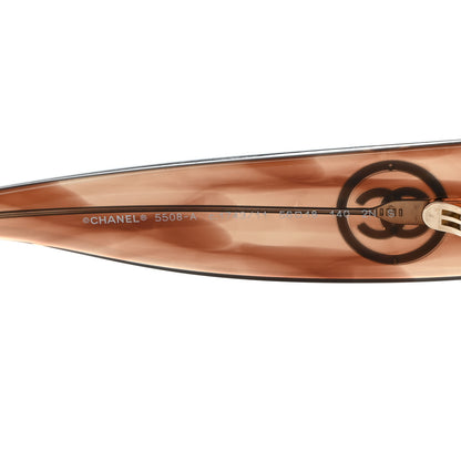 Chanel Acetate CC Pilot Sunglasses 5508 Brown 5 of 7
