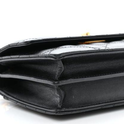 Christian Dior Lambskin Macrocannage Mini Miss Caro Bag Black 9 of 10