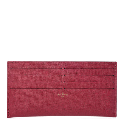 Louis Vuitton Calfskin Felicie Card Holder Insert Fuchsia 1 of 6