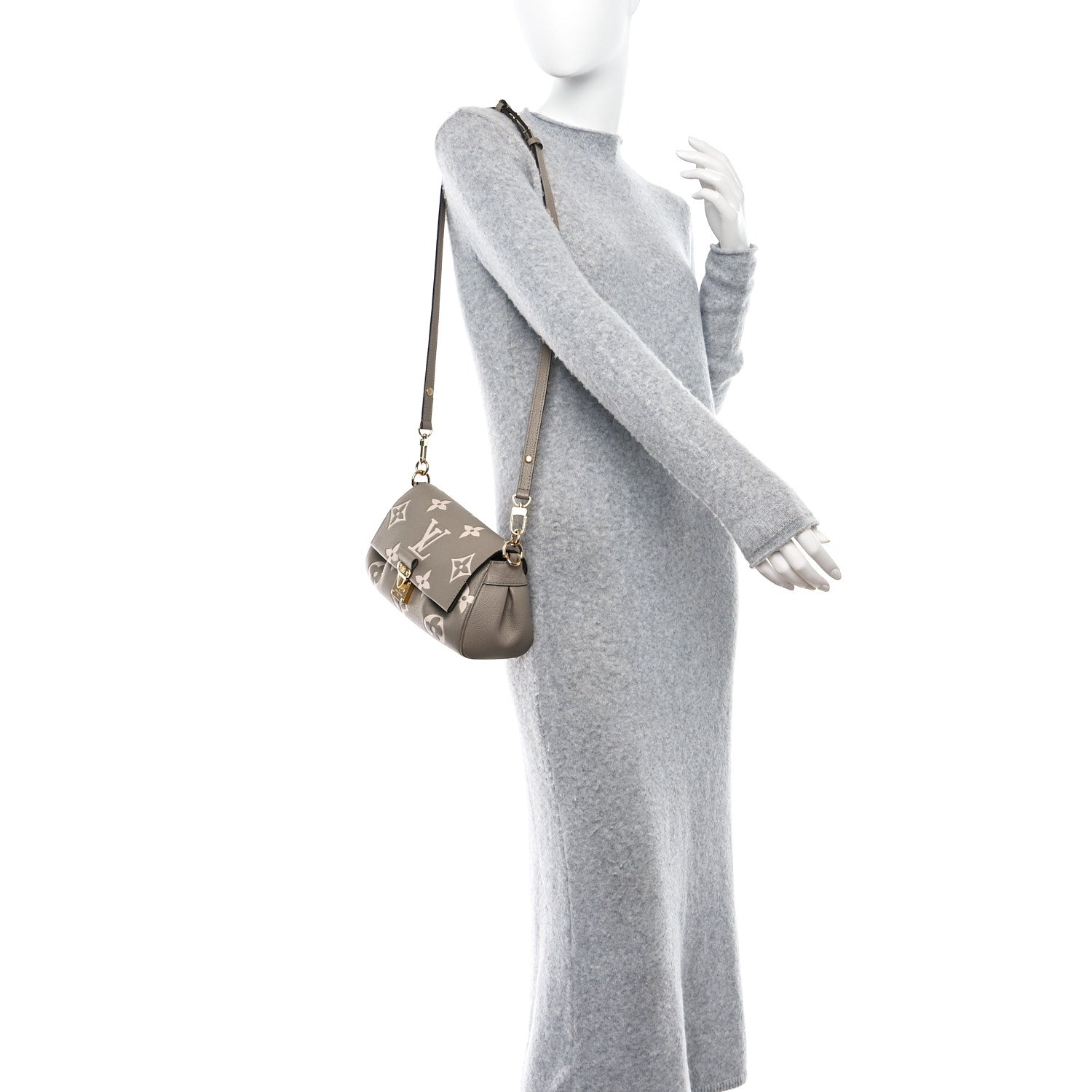 Louis Vuitton Empreinte Monogram Giant Favorite Tourterelle Creme 2 of 9