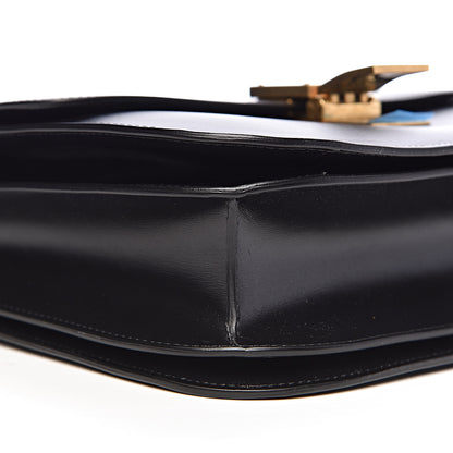 Celine Box Calfskin Medium Classic Box Flap Bag Black 8 of 10