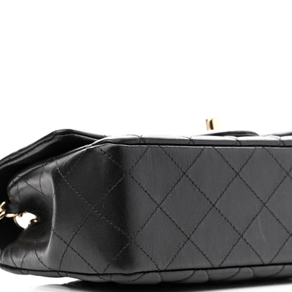 Chanel Lambskin Quilted Mini Rectangular Flap Black 9 of 13