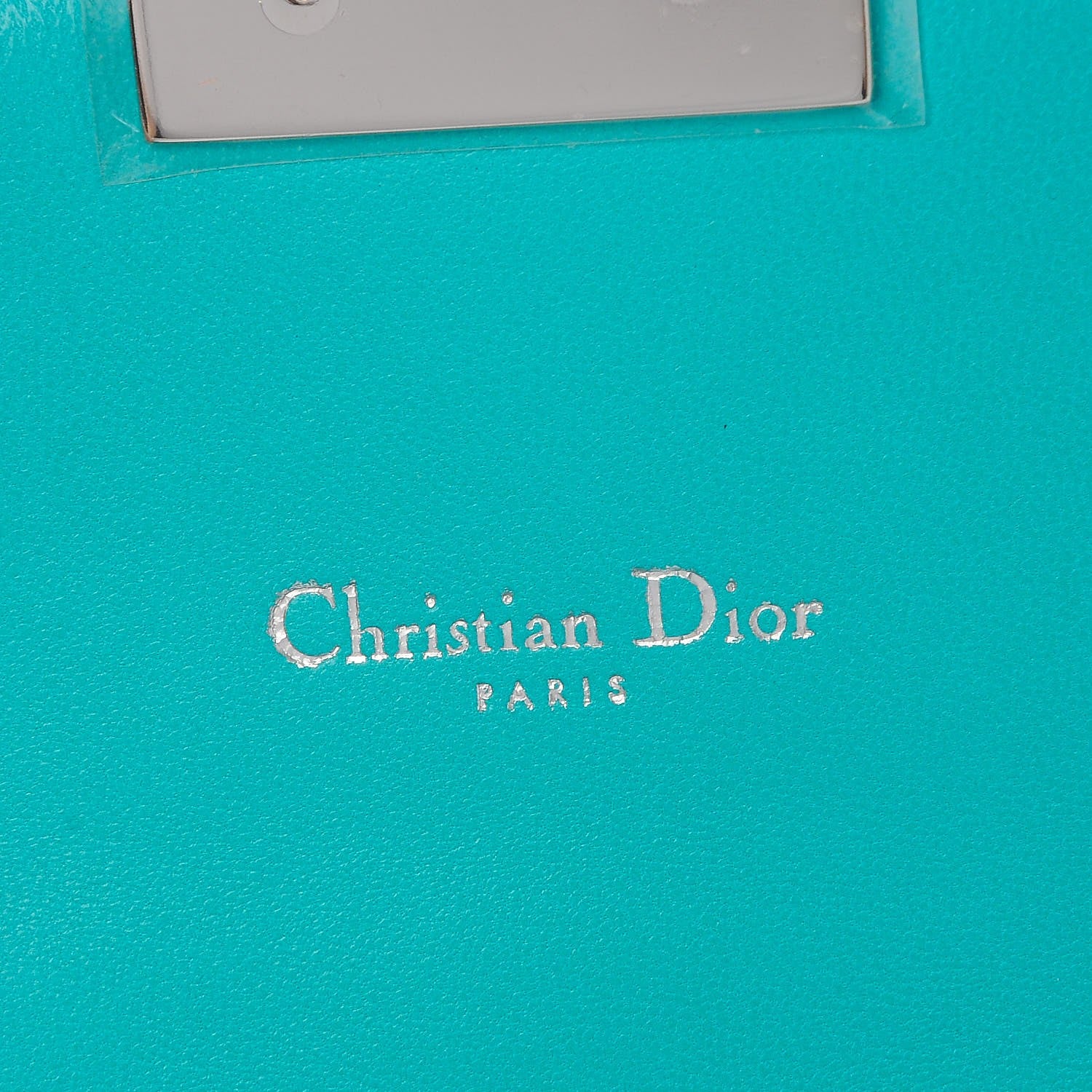 Christian Dior Lambskin Cannage Miss Dior Promenade Pouch Mer Du Sud 7 of 9