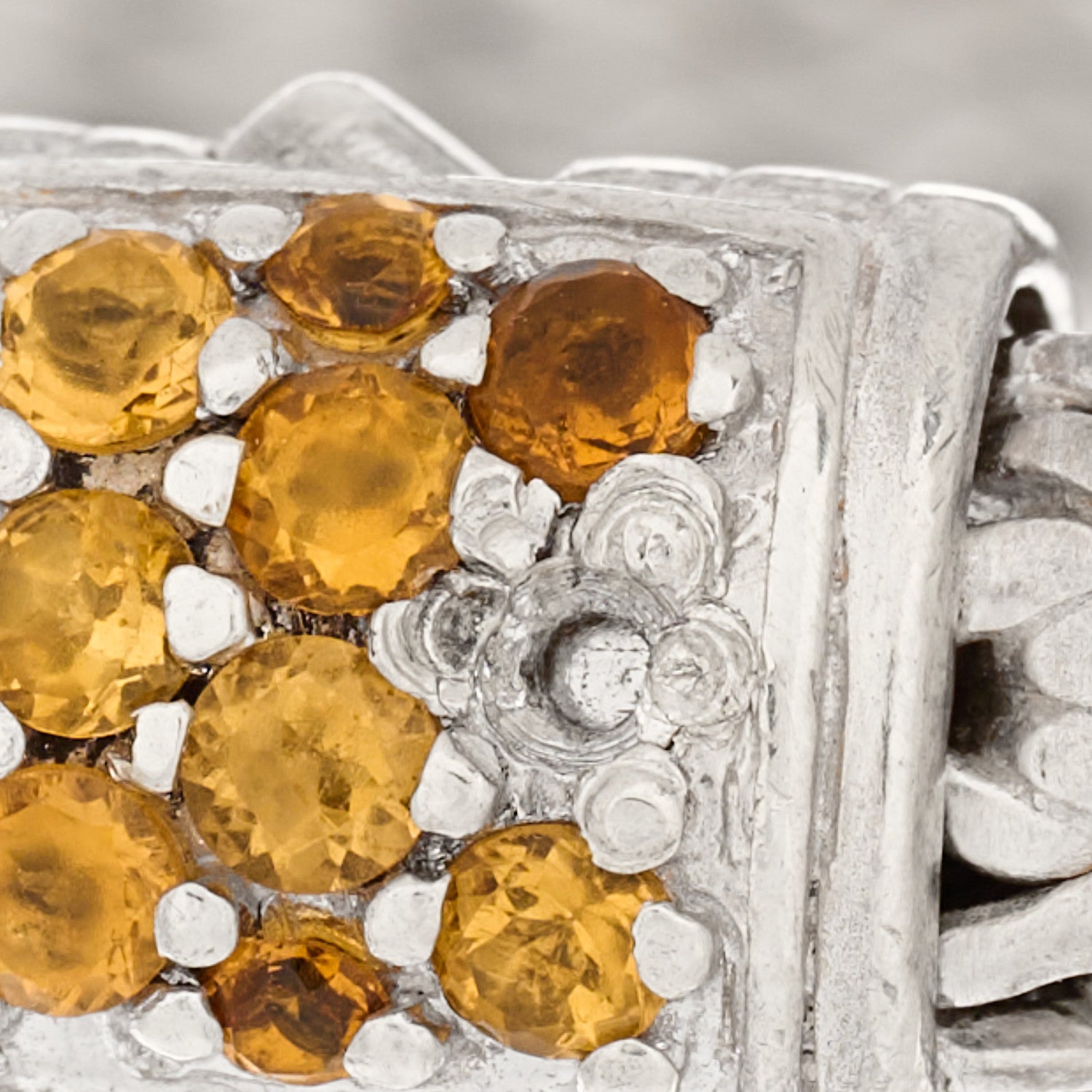 John Hardy Sterling Silver Citrine Classic Chain Bracelet 4 of 4