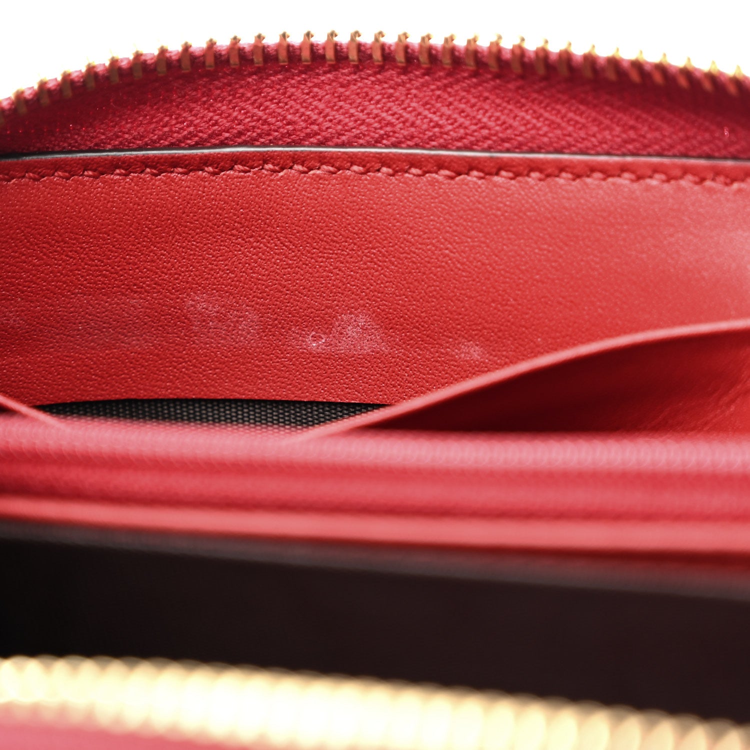 Gucci GG Supreme Monogram Mystic Cat Zip Around Wallet Red 8 of 10