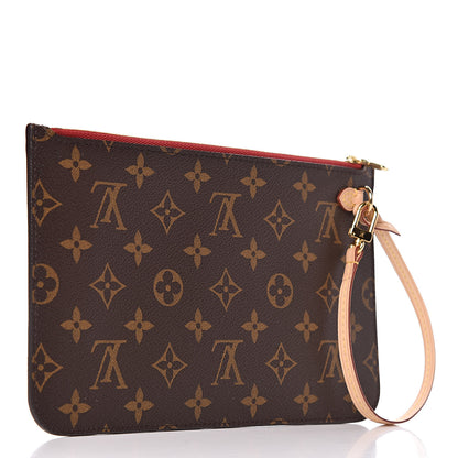 Louis Vuitton Monogram Neverfull MM GM Pochette Cherry 3 of 8