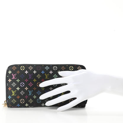 Louis Vuitton Monogram Multicolor Zippy Wallet Black Grenade 4 of 16
