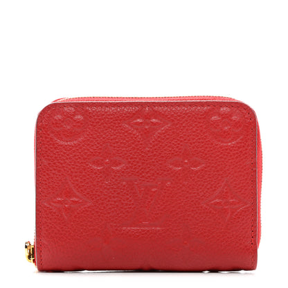 Louis Vuitton Empreinte Zippy Coin Purse Cherry 1 of 8