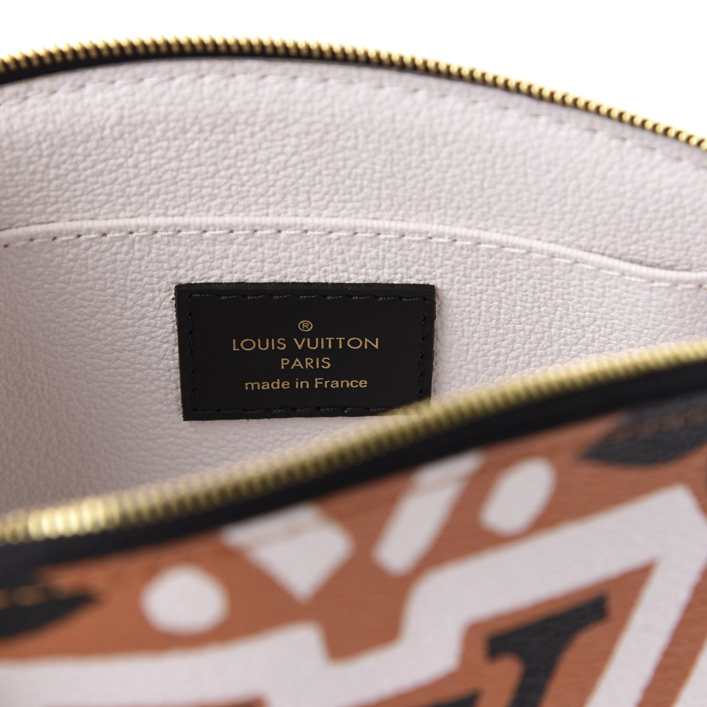 Monogram Giant Crafty Cosmetic Pouch Crème Caramel