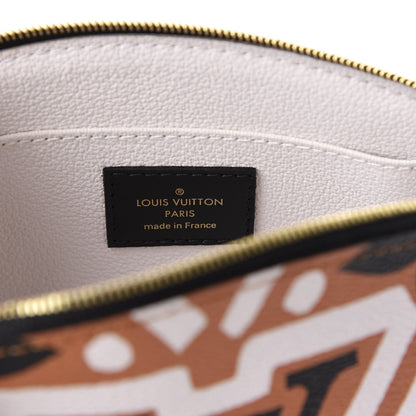 Louis Vuitton Monogram Giant Crafty Cosmetic Pouch Crème Caramel 8 of 9
