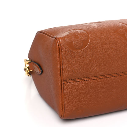Louis Vuitton Empreinte Monogram Giant Speedy Bandouliere 25 Cognac 7 of 9