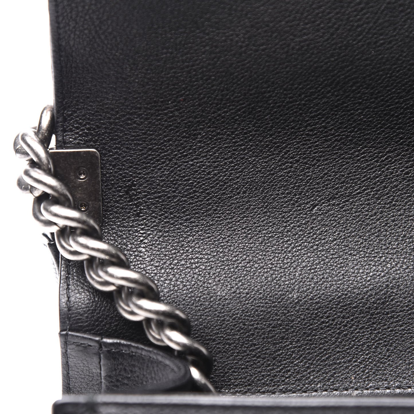 Caviar Quilted New Medium Boy Flap Black