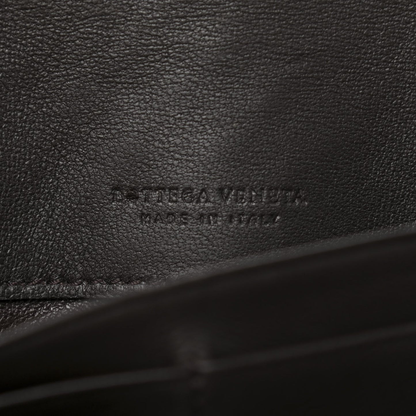 Nappa Intrecciato Continental Flap Wallet Ebano