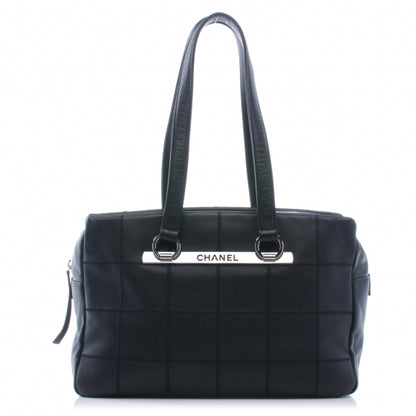 Chanel Caviar Square Stitched Large Tote Black 1 of 7