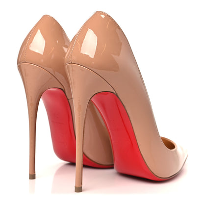 Christian Louboutin Patent So Kate 120 Pumps 38 Nude 5 of 9