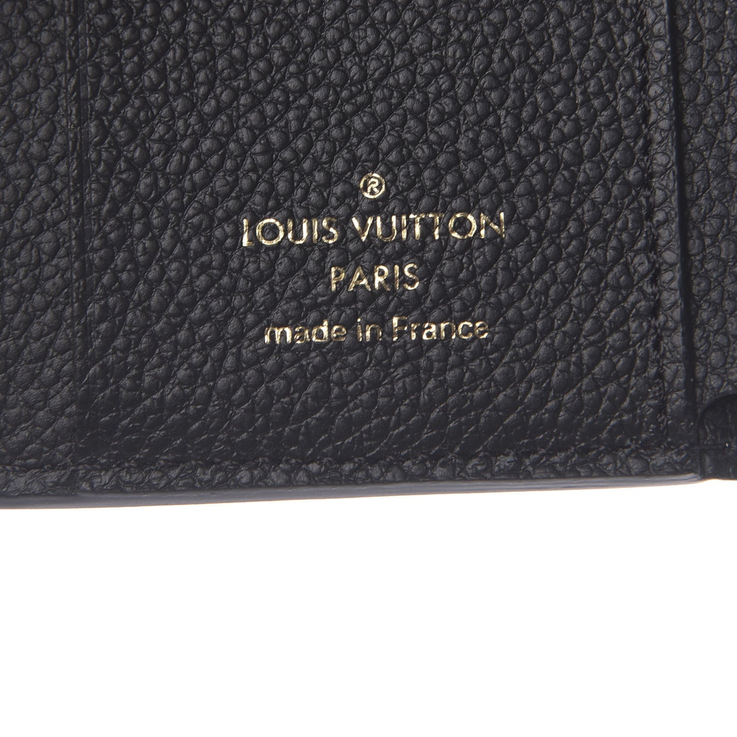 Louis Vuitton Empreinte Zoe Wallet Black 6 of 6