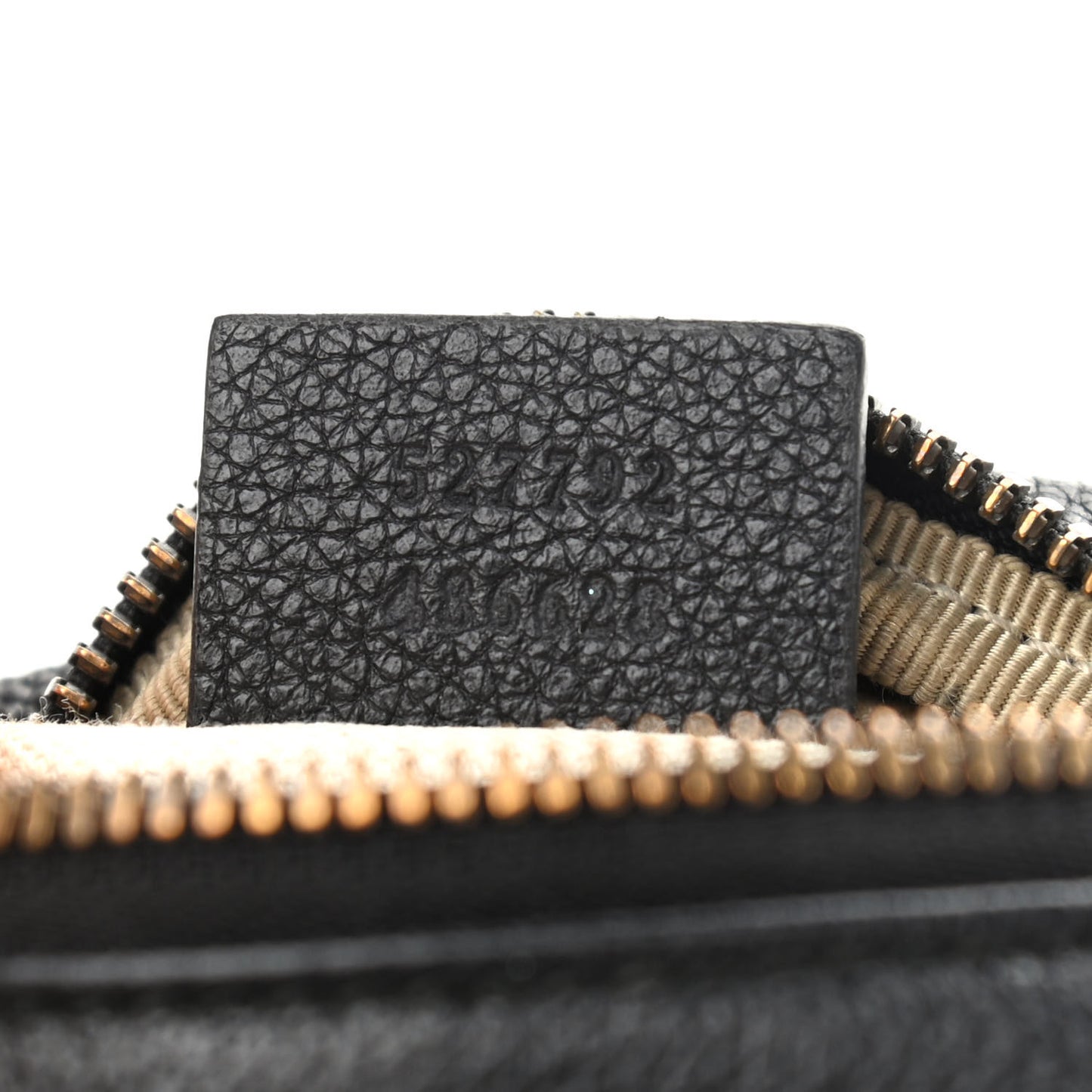 Grained Calfskin Small Logo Belt Bag Black