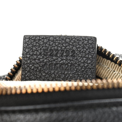 Gucci Grained Calfskin Small Logo Belt Bag Black 7 of 13