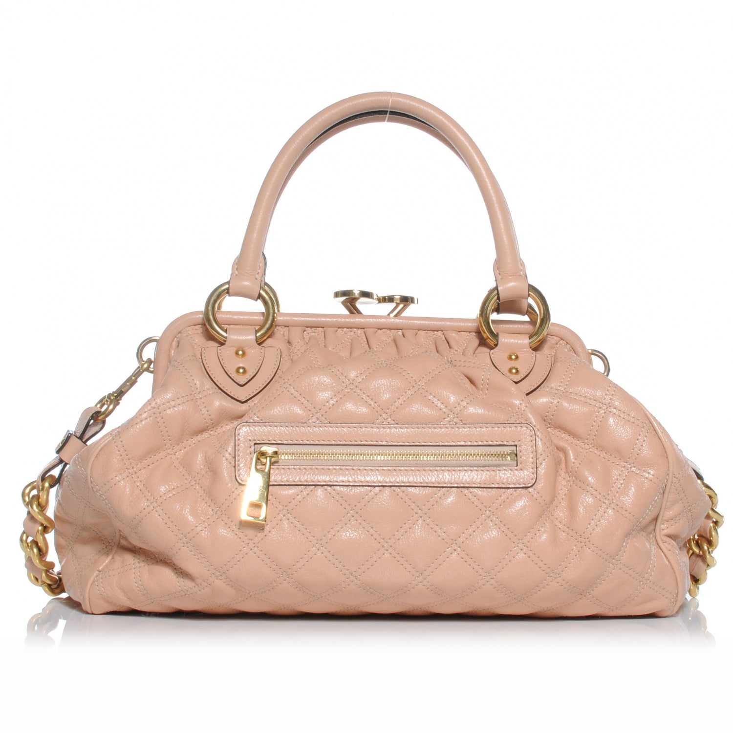 Marc Jacobs Quilted Leather Stam Blush 1 of 7