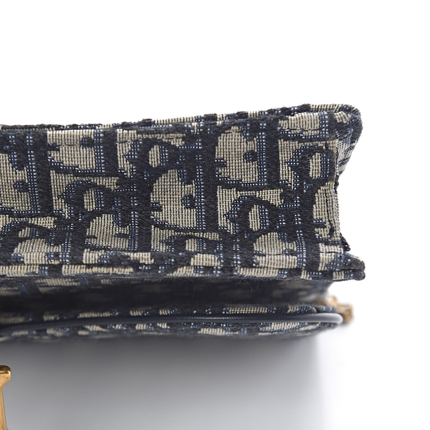 Oblique Saddle Chain Pouch Blue