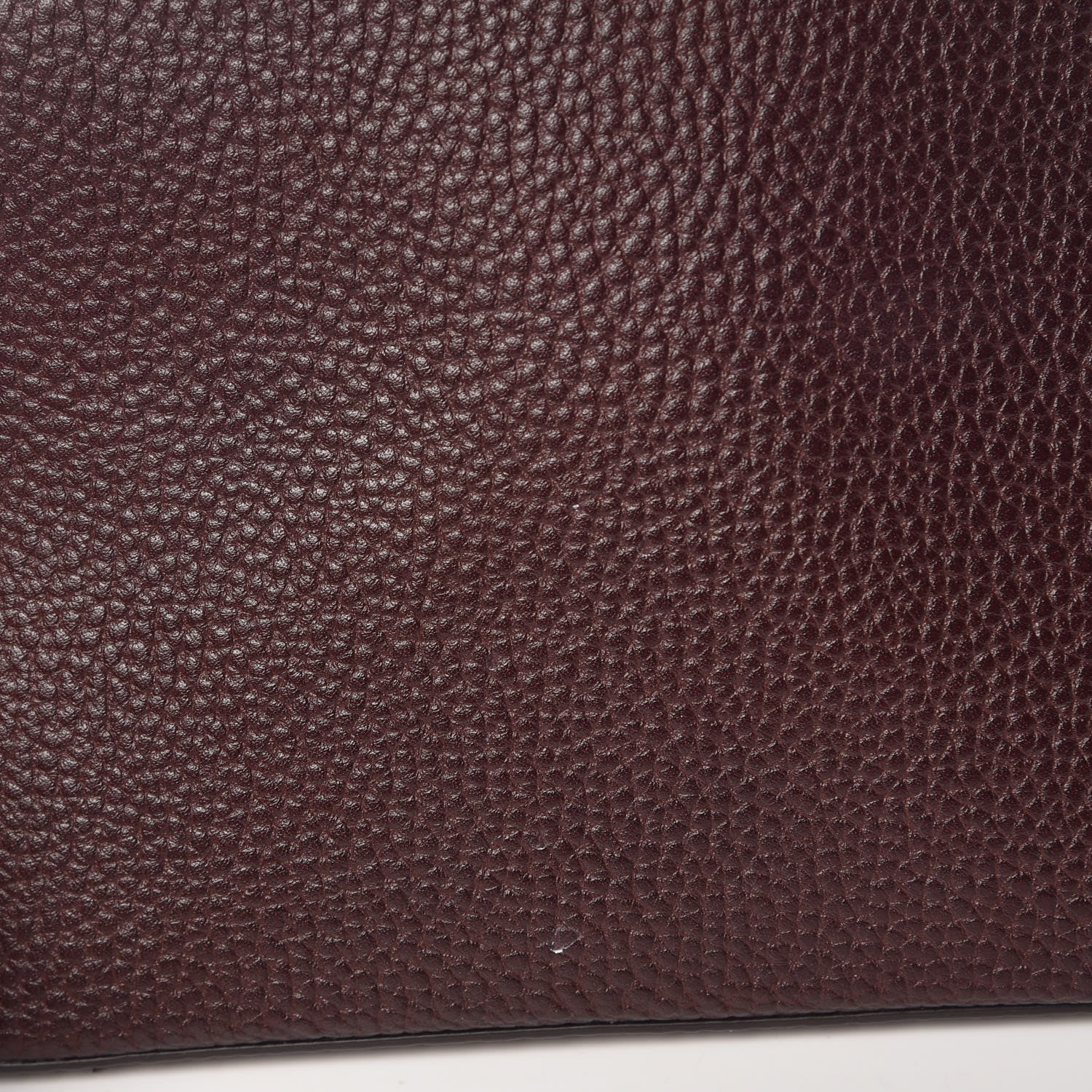 Mulberry Natural Grain Leather Cosmetic Pouch Oxblood 8 of 10