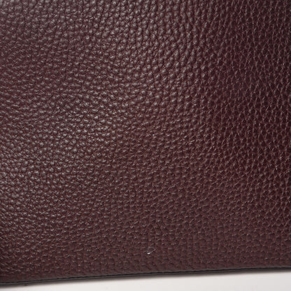 Mulberry Natural Grain Leather Cosmetic Pouch Oxblood 8 of 10