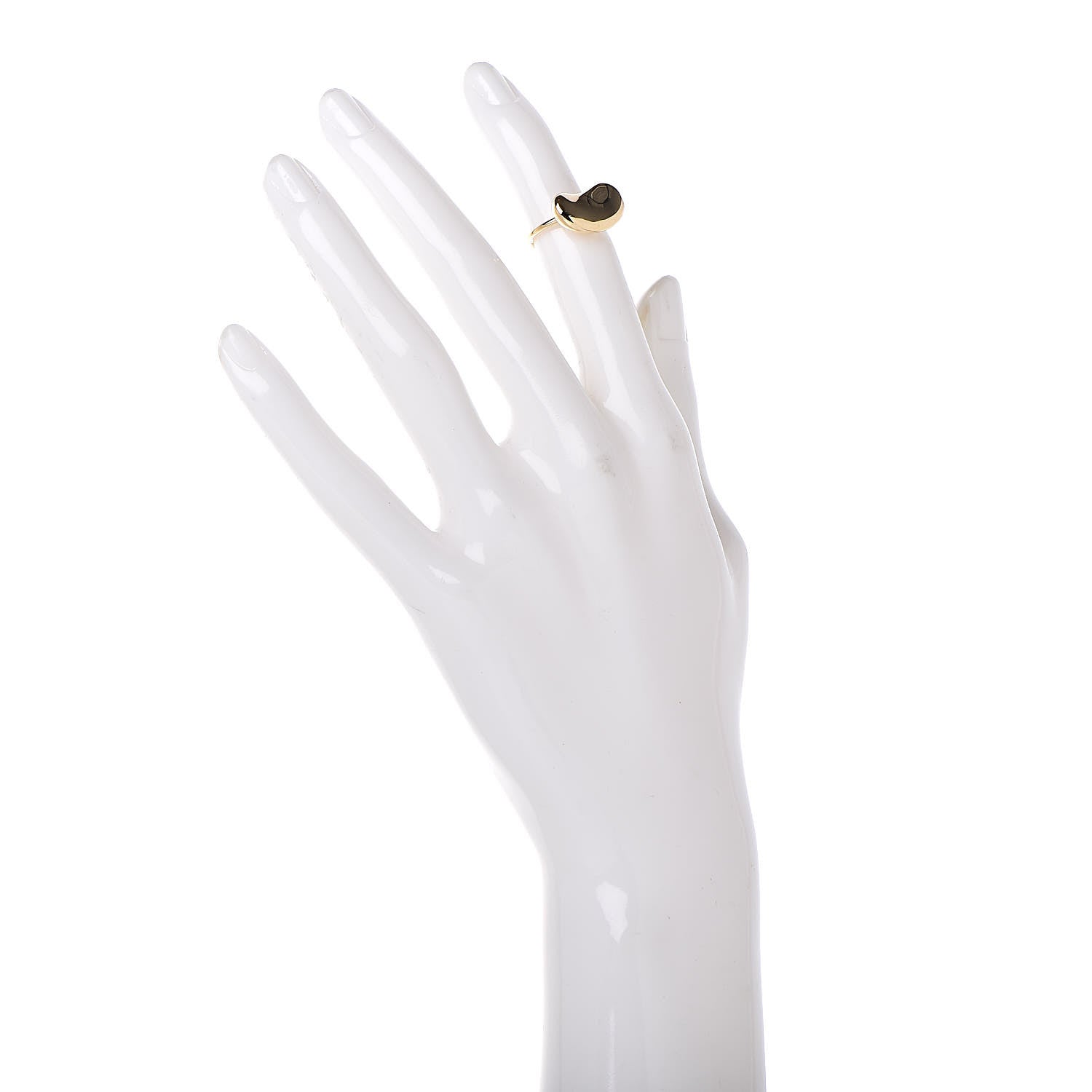 Tiffany 18K Yellow Gold Elsa Peretti Bean Ring 47 4 2 of 6