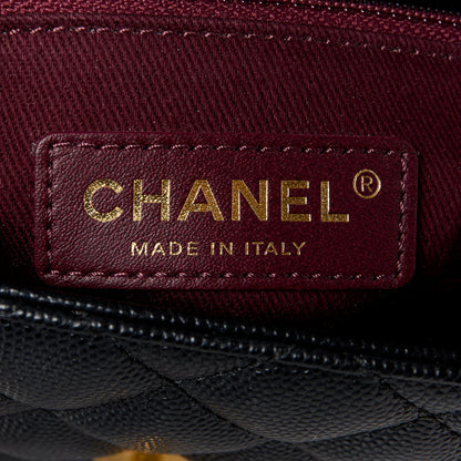 Chanel Caviar Quilted Mini Coco Handle Flap Black 7 of 12