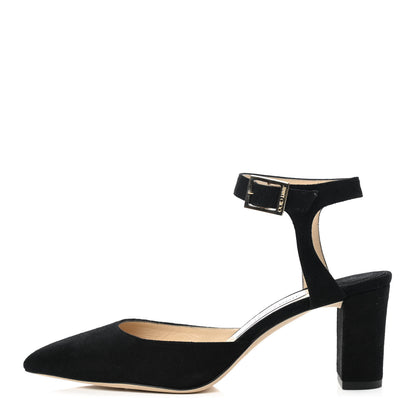 Jimmy Choo Suede Kambree 85 Pumps 38 Black 1 of 7