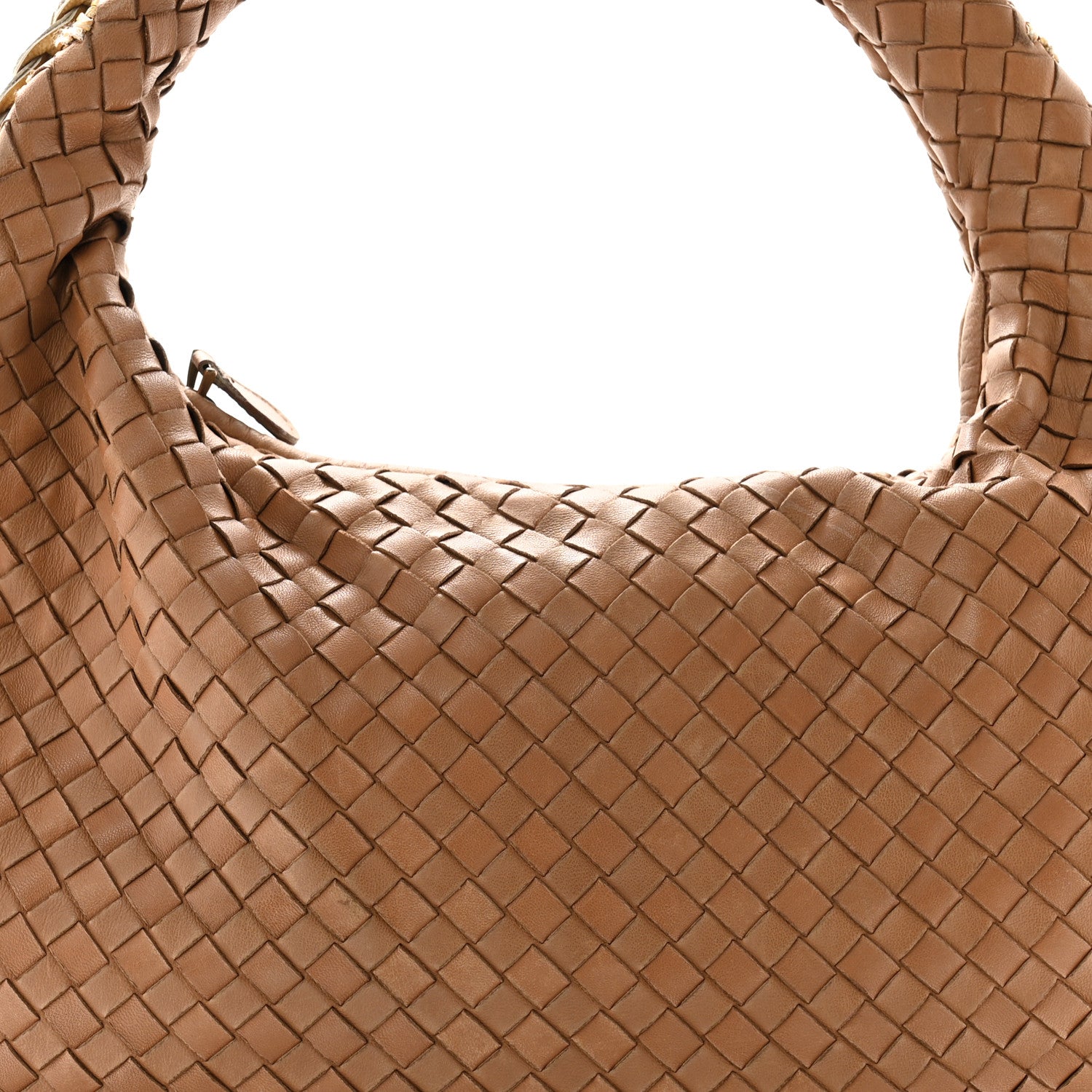 Bottega Veneta Nappa Intrecciato Medium Veneta Hobo Walnut Banane 8 of 12