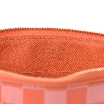 Louis Vuitton Damier Couleurs Element Clutch Piment 6 of 15