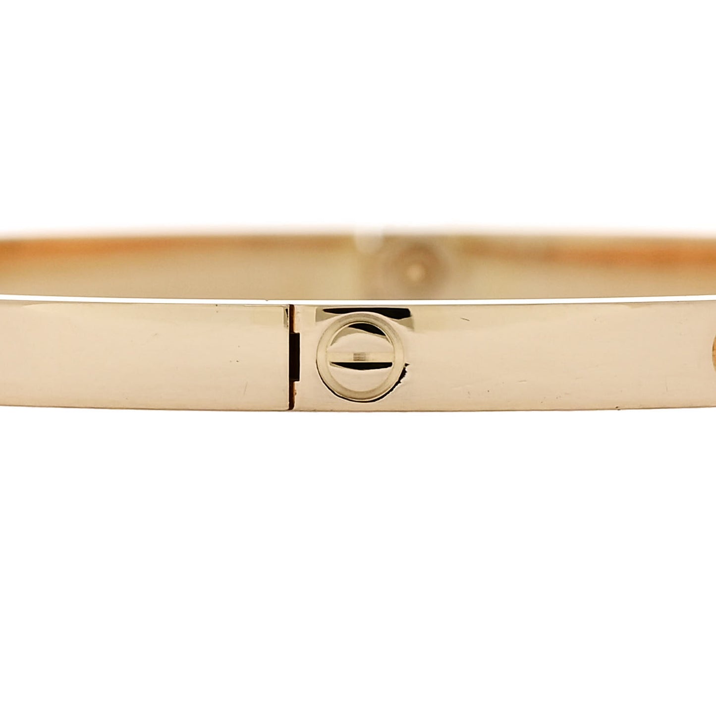 18K Yellow Gold Small LOVE Bracelet 17