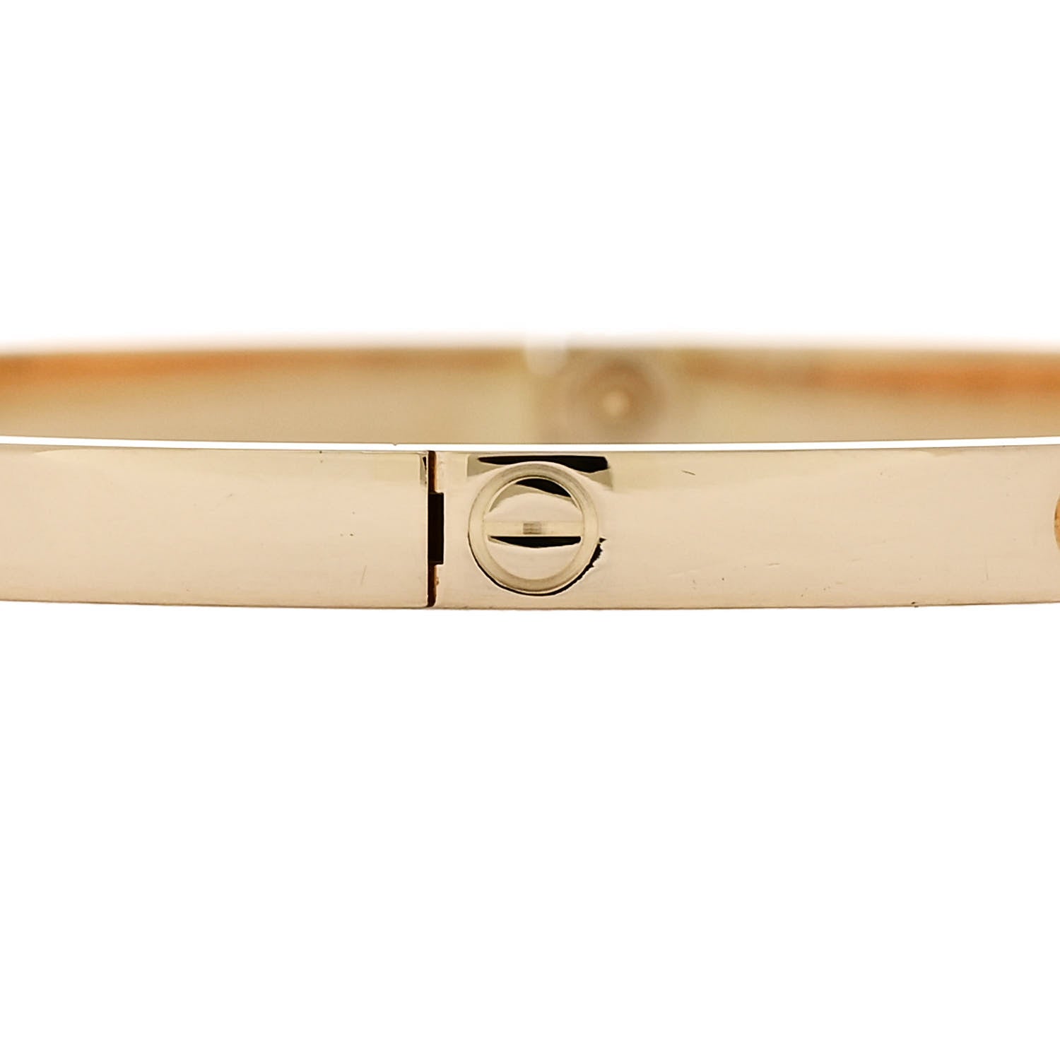 Cartier 18K Yellow Gold Small LOVE Bracelet 17 4 of 6