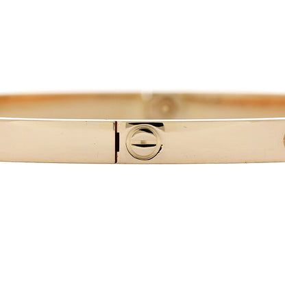 Cartier 18K Yellow Gold Small LOVE Bracelet 17 4 of 6