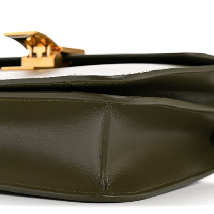 Celine Box Calfskin Teen Classic Box Flap Bag Dark Olive 11 of 14
